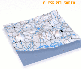 3d view of El Espíritu Santo