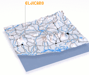 3d view of El Jícaro