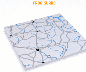 3d view of Frog Island
