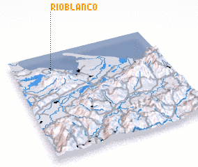 3d view of Río Blanco