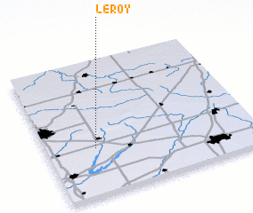 3d view of Le Roy