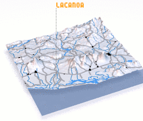 3d view of La Canoa