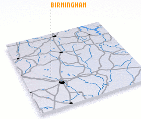 3d view of Birmingham