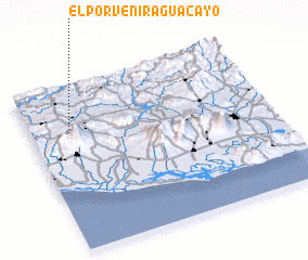 3d view of El Porvenir Aguacayo