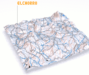 3d view of El Chorro