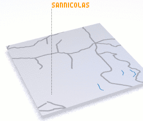 3d view of San Nicolás