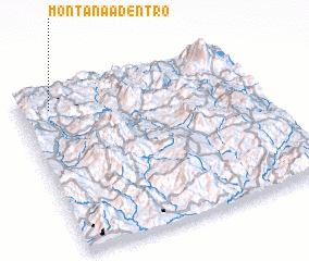 3d view of Montaña Adentro