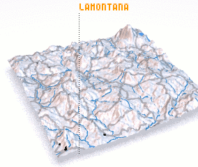 3d view of La Montaña