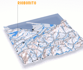 3d view of Río Bonito