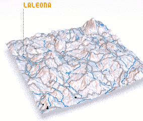 3d view of La Leona