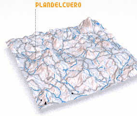 3d view of Plan del Cuero