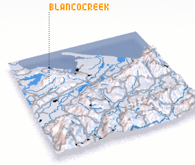 3d view of Blanco Creek