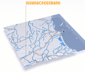 3d view of Iguana Creek Bank