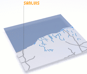 3d view of San Luis