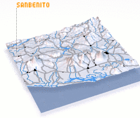 3d view of San Benito