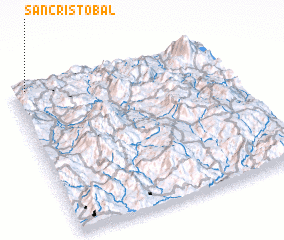 3d view of San Cristóbal