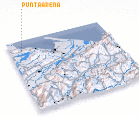 3d view of Punta Arena