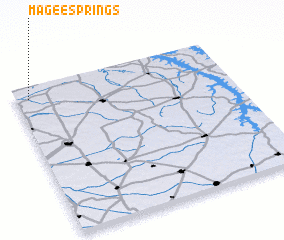 3d view of Magee Springs