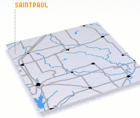 3d view of Saint Paul