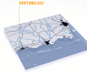 3d view of North Biloxi