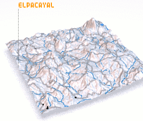 3d view of El Pacayal