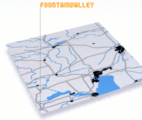 3d view of Fountain Valley