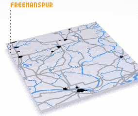 3d view of Freeman Spur