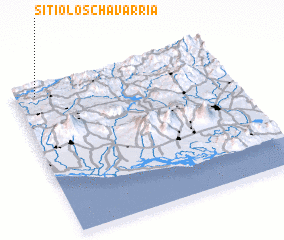 3d view of Sitio Los Chavarría