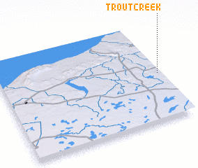 3d view of Trout Creek