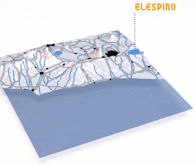 3d view of El Espino