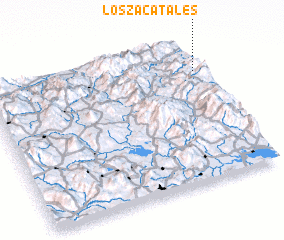 3d view of Los Zacatales