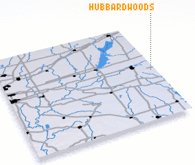 3d view of Hubbard Woods