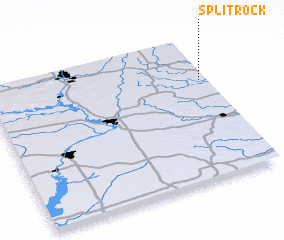 3d view of Split Rock