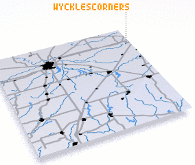 3d view of Wyckles Corners