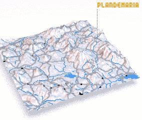 3d view of Plan de María