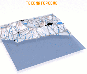 3d view of Tecomatepeque