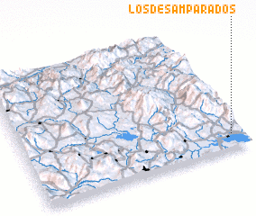 3d view of Los Desamparados