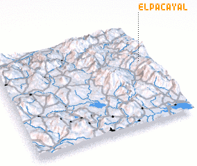 3d view of El Pacayal