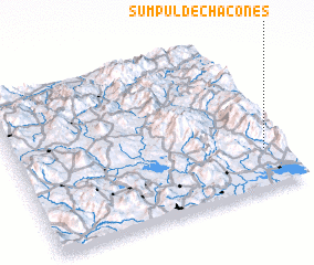 3d view of Sumpul de Chacones