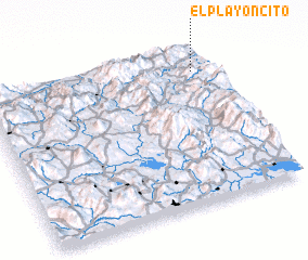 3d view of El Playoncito