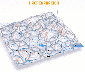 3d view of La Encarnación