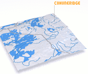 3d view of Cohune Ridge