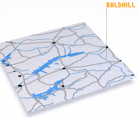 3d view of Bald Hill