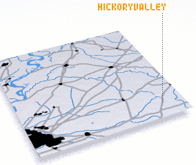 3d view of Hickory Valley