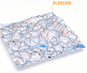 3d view of El Encino