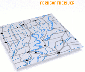 3d view of Forks of the River
