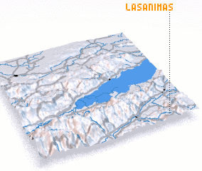 3d view of Las Ánimas