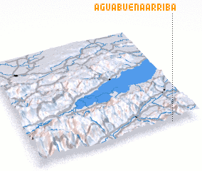 3d view of Agua Buena Arriba