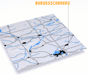 3d view of Burgess Corners