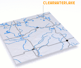 3d view of Clearwater Lake